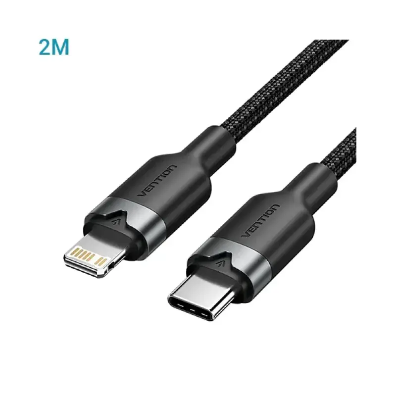 Vention LALBH 3A USB 2.0 Male Type-C to Lightning Cable - 2M
