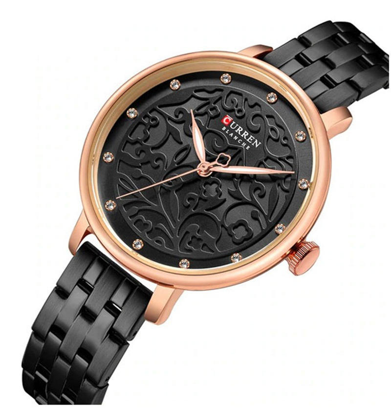 CURREN 9046BLK Black Women’s Watch -Black