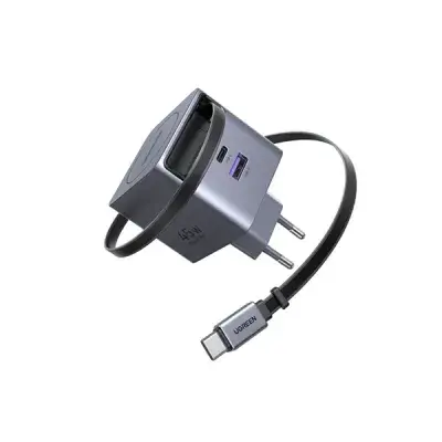 UGREEN X614 (65822) 45W GaN Fast Charger with Retractable Cable