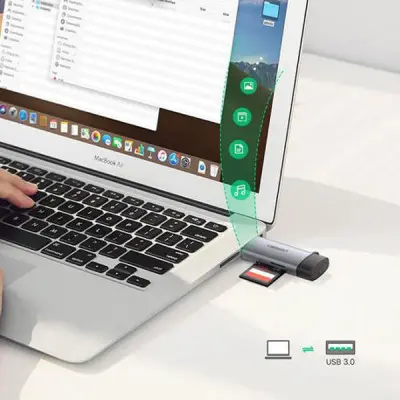 UGREEN CM185 (50706) 2-in-1 USB C OTG Card Reader