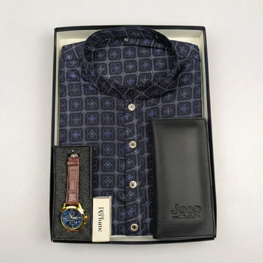 Exclusive 4 in 1 Men's Punjabi Combo Pack