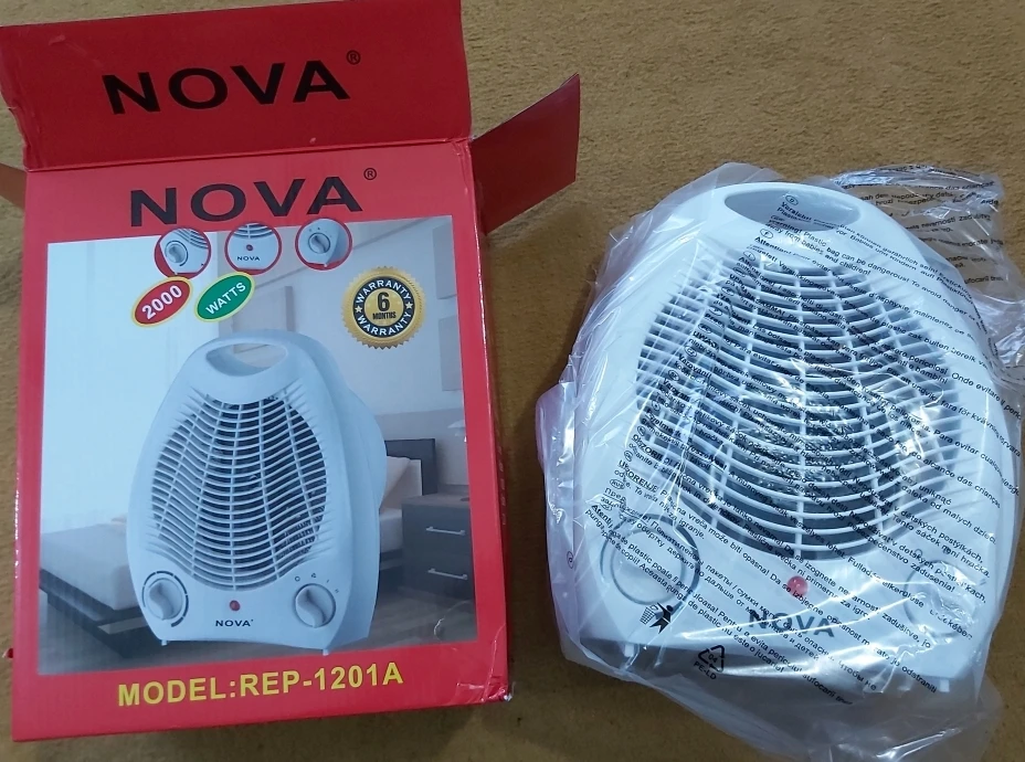 NOVA REP-1201A Electric Fan Room Heater 2000W