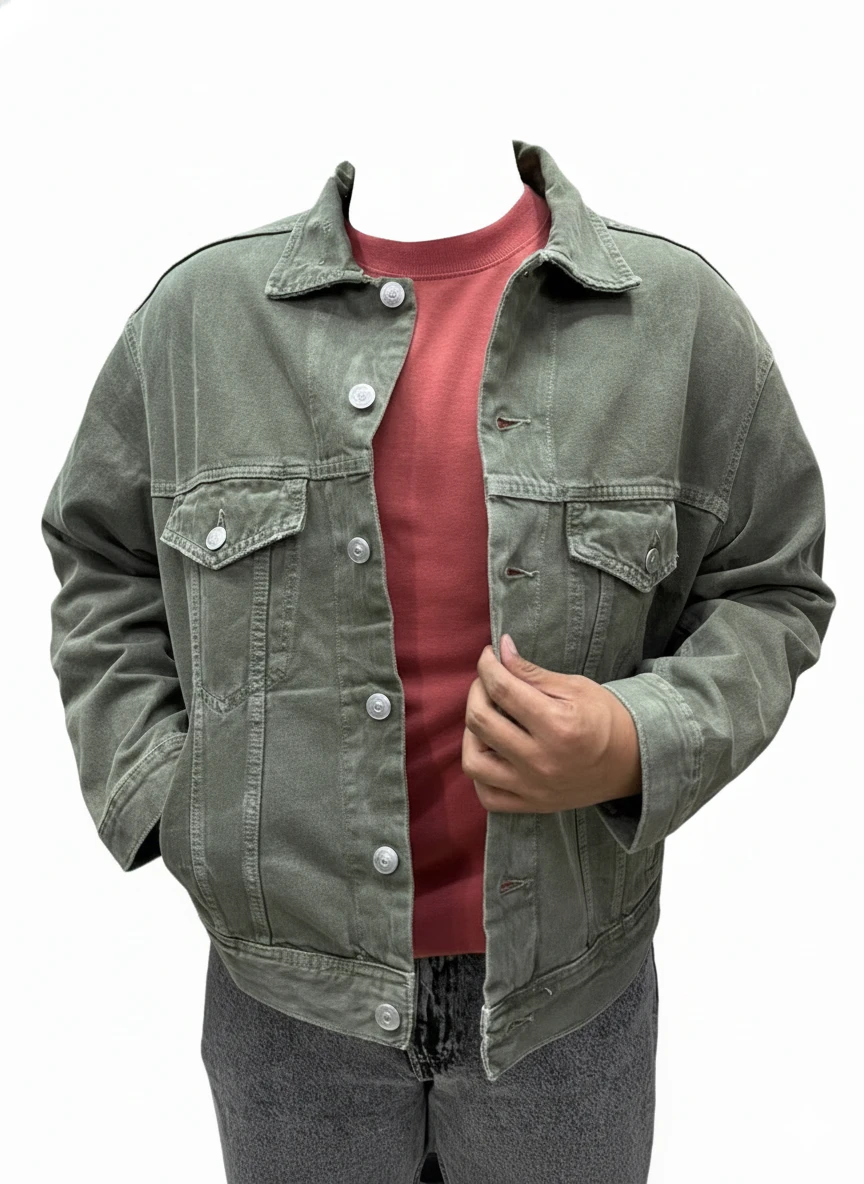 crop oversized jacket