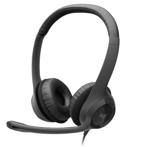 Logitech H390 USB Headset with Noise-Cancelling Mic