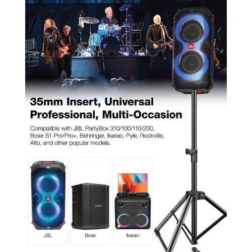Ikarao Xtreme Adjustable Speaker Stand