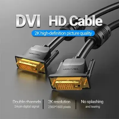 Vention EAABI DVI (24+1) Male to Male Cable - 3M