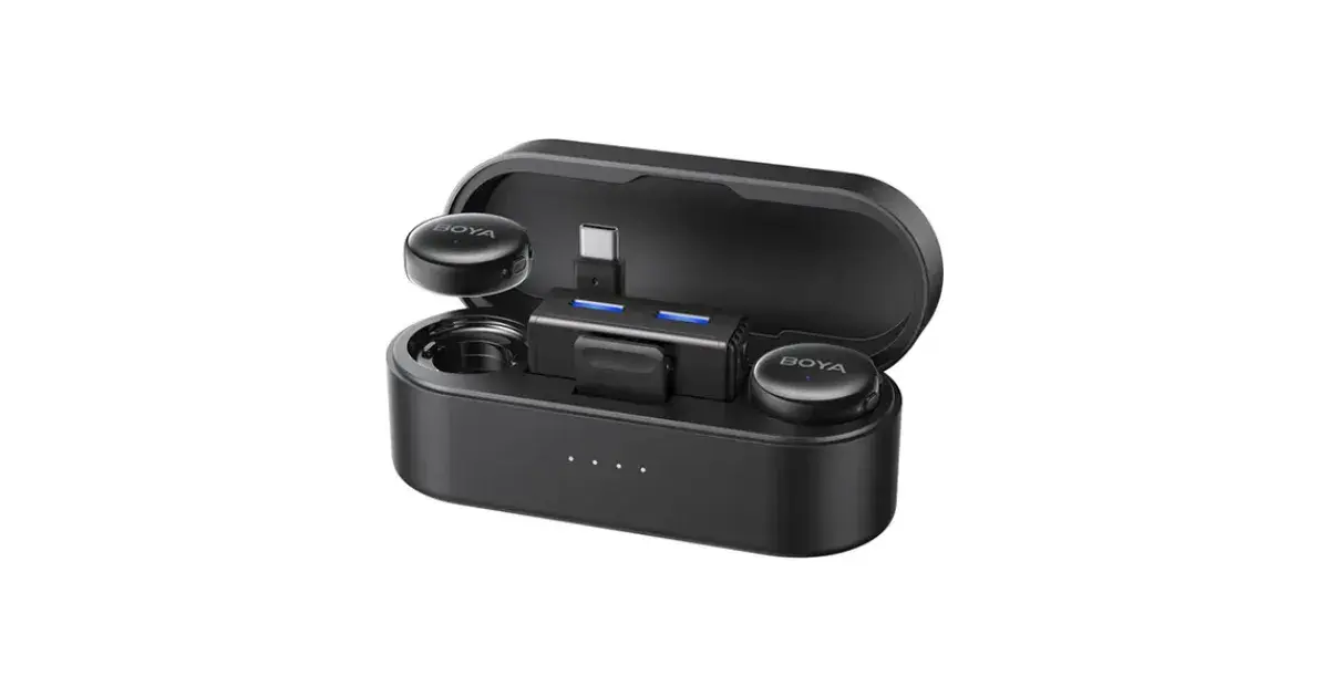 Boya BOYALINK 3 AI-Powered Button-Sized Wireless Microphone