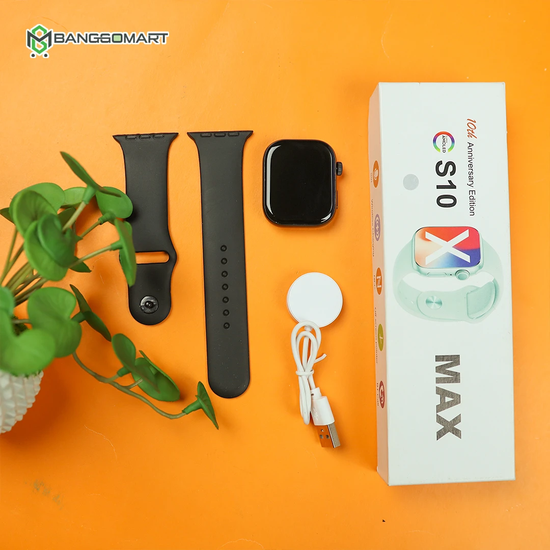 S10 Max Laxasfit Smart Watch 2.29" AMOLED Display NFC Series 10 Bluetooth Smart Watch