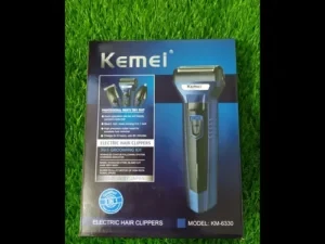 Kemei Km-6330 3 In 1 Professional Hair Trimmer Super Grooming Kit Shaver Clipper Nose Trimmer 3