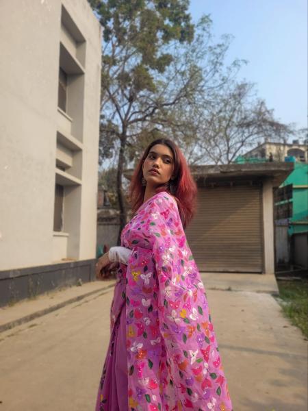 Exclusive Handloom Half Silk Saree – Dropupseller Signature Collection