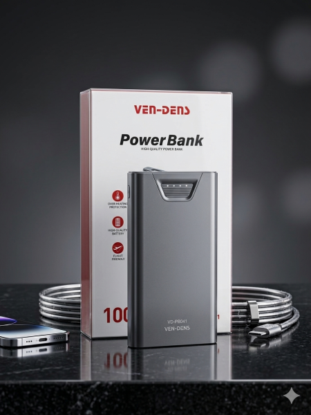 Summer Essentials Combo! Mini Mist Fan And VEN-DENS 10,000mAh Power Bank Combo