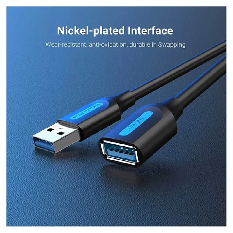 VENTION CBHBF USB 3.0 A Male to A Female Extension Cable - 1M