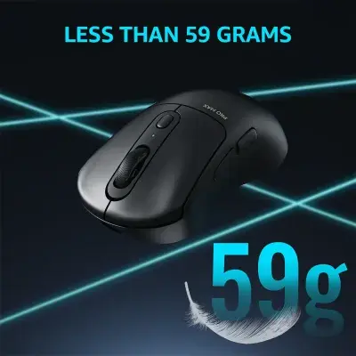 Rapoo VT3PRO MAX Wired/Wireless Lightweight Optical Gaming Mouse - Black