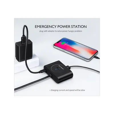 UGREEN CR113 (20291) 4-in-1 USB 3.0 Hub - 1M