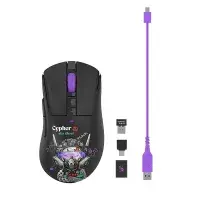 A4Tech Bloody R73 Pro Cypher Ghost Dual Mode Wireless + USB Type-C Gaming Mouse