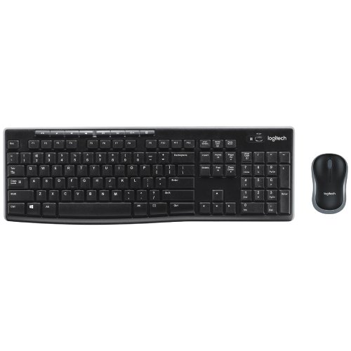 Logitech MK275 Wireless Combo Keyboard and Mouse Black