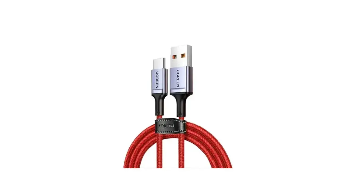 UGREEN US505 (20527) USB 2.0 to Type-C 6A Aluminium Alloy Cable - 1M