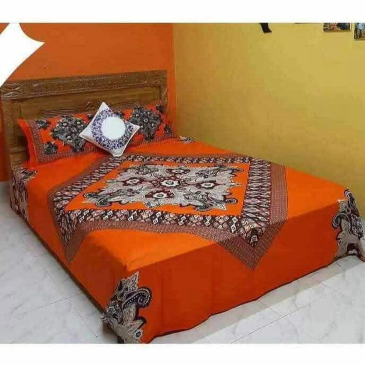 Luxury Panel Cotton Bed Sheet