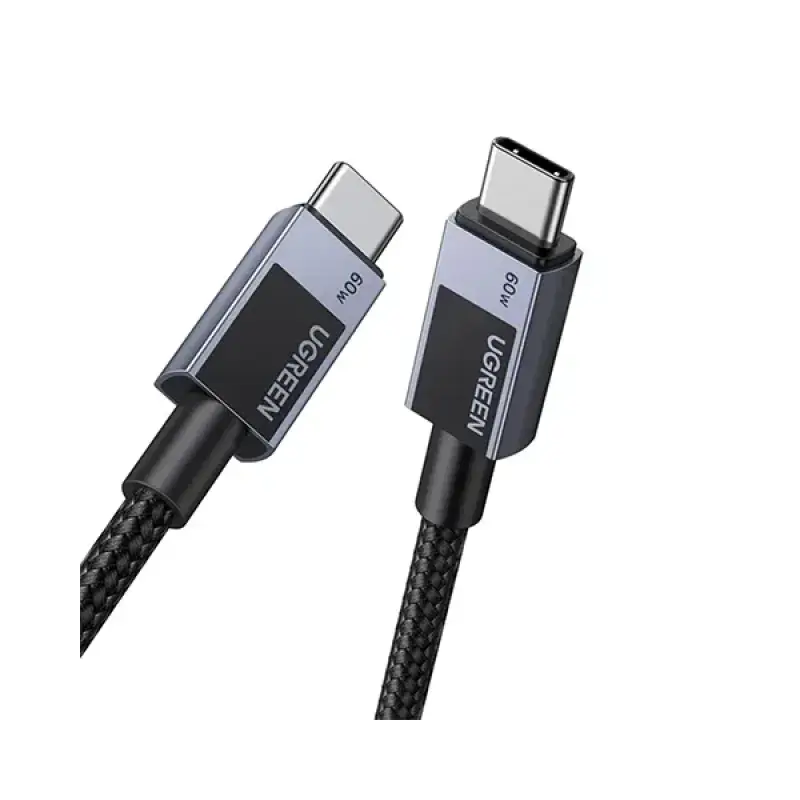 UGREEN L524 (55764) 3A USB-C to USB-C PD Fast Charging Braided Cable - 0.5M