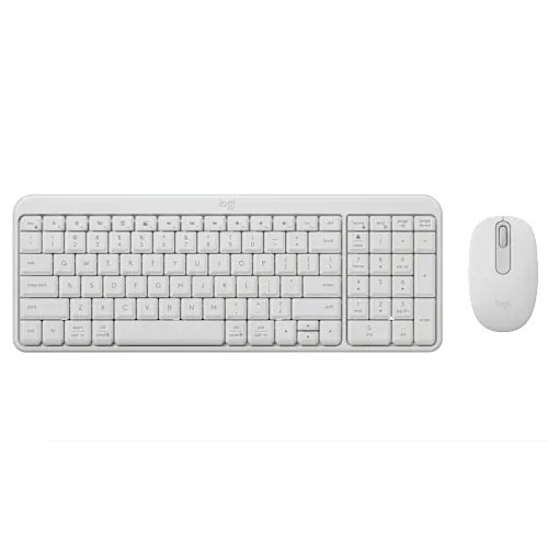 Logitech MK250 Compact Bluetooth Combo Keyboard and Mouse Off-white