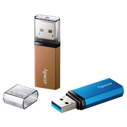 Apacer AH25C 64GB, USB 3.2 Gen 1 Flash Drive, Classical Bronze (AP64GAH25CJ-1)