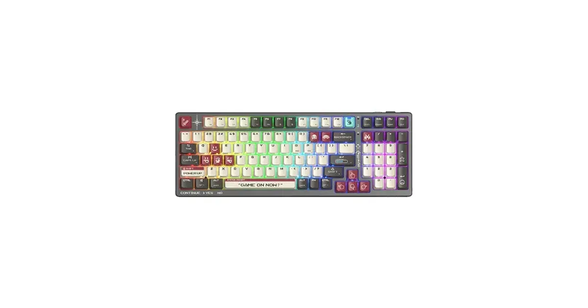 A4Tech Bloody WS98 PIXELS RED RGB BLMS Red Switch Wireless Mechanical Gaming Keyboard