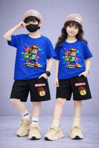 Drop Shoulder Baby TShirt and Pant Set