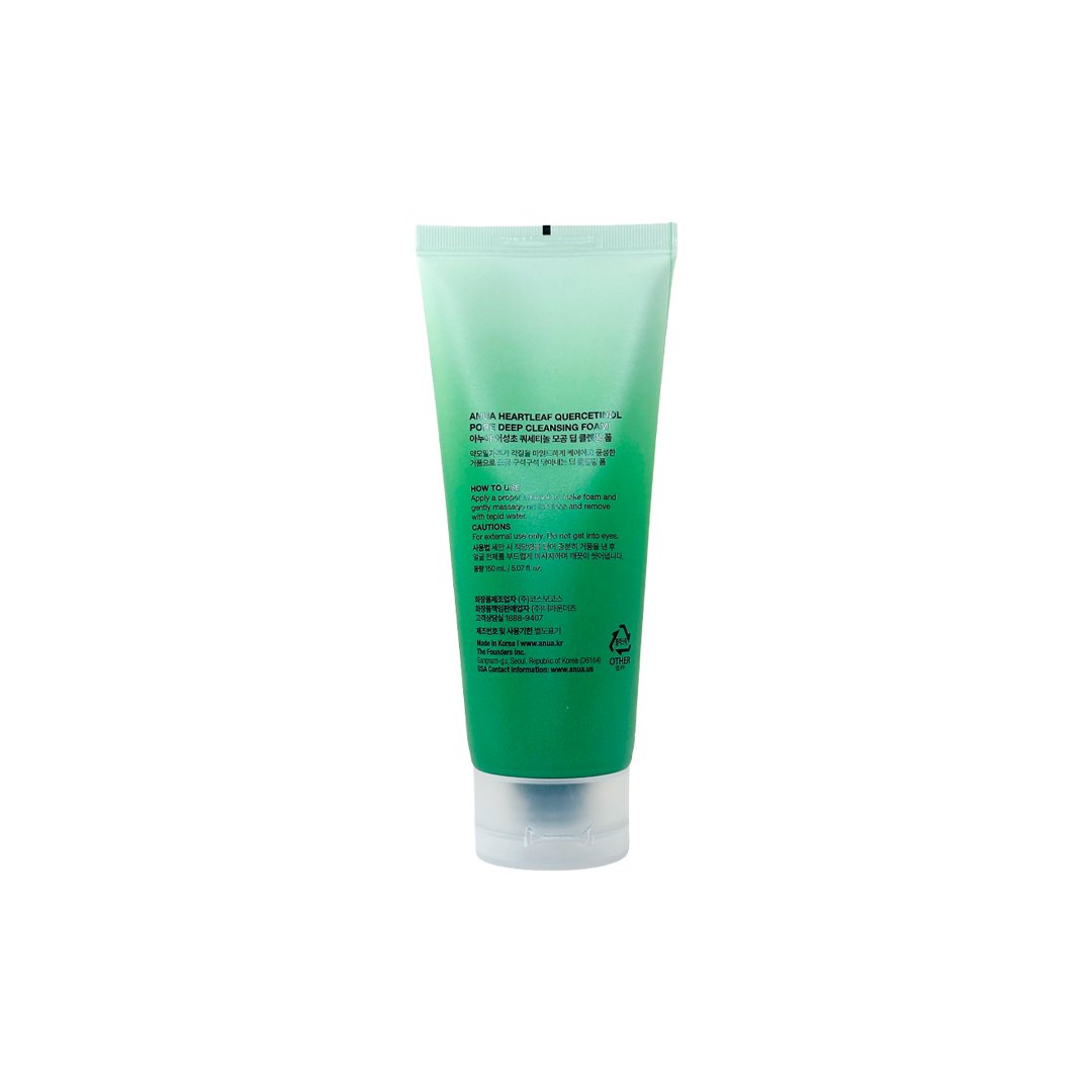 Anua Heartleaf Quercetinol Pore Deep Cleansing Foam