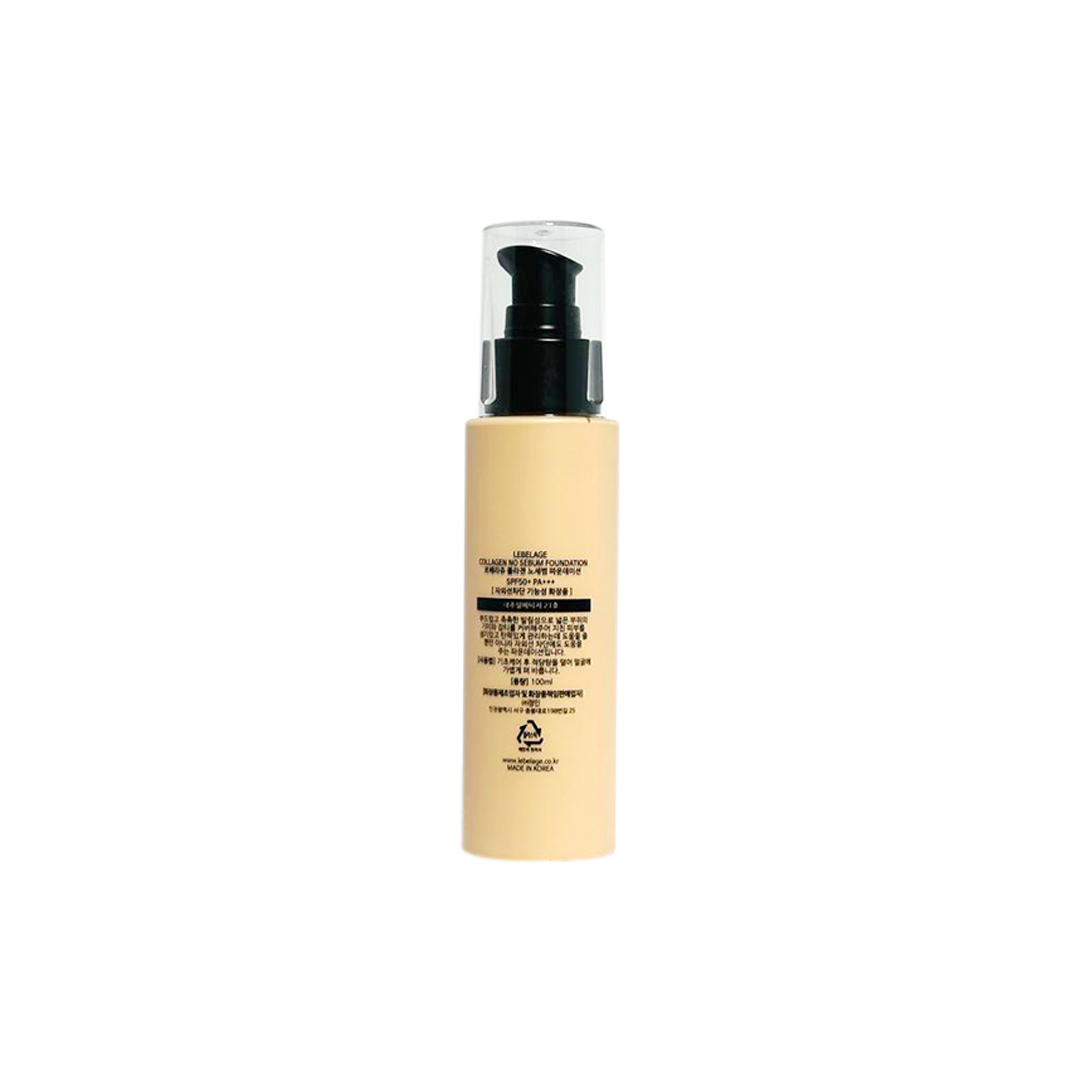 Lebelage Collagen No Sebum Foundation SPF 50+ PA+++ 100 ml