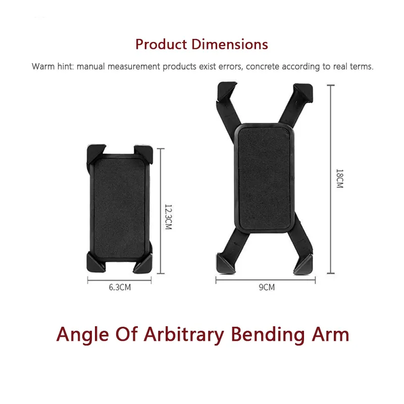 New Car Phone Holder Accessories 360 Rotation Holder For Motorcycle Bike Electric Scooter