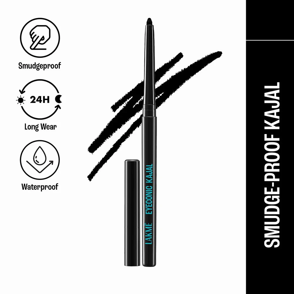 Lakme Eyeconic Kajal Deep Black 0.35gm | India