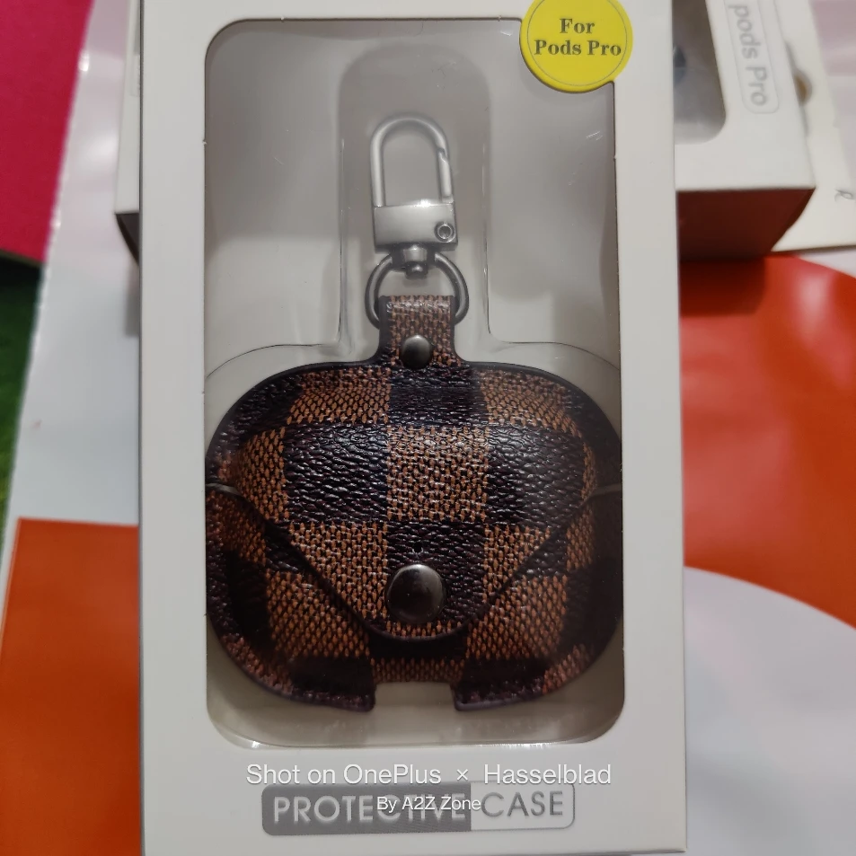 Luxury PU Leather Case cover for Apple Airpods Pro