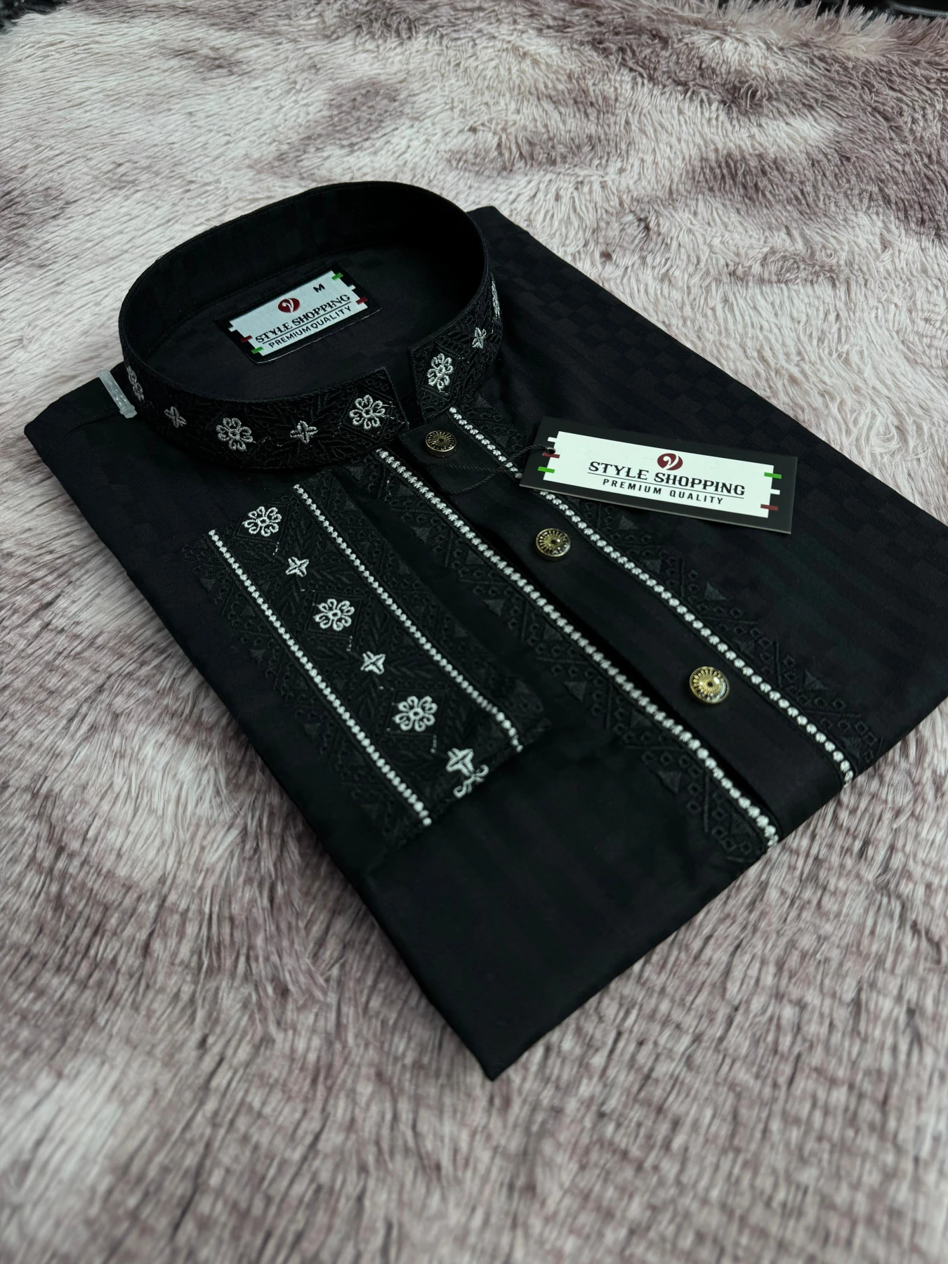 Eid Collection 2026 Black Color Embroidery Punjabi