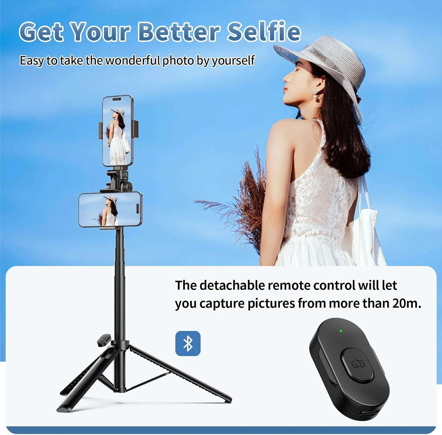 ULANZI MT70 Upgrade 63" Phone Tripod