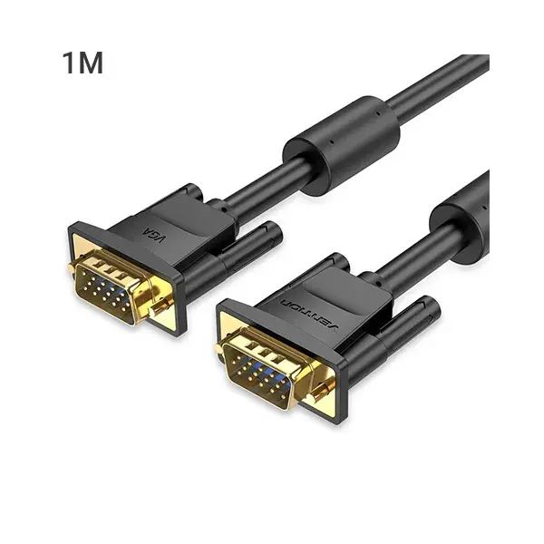 Vention DAEBF VGA(3+6) Male to Male Cable - 1M