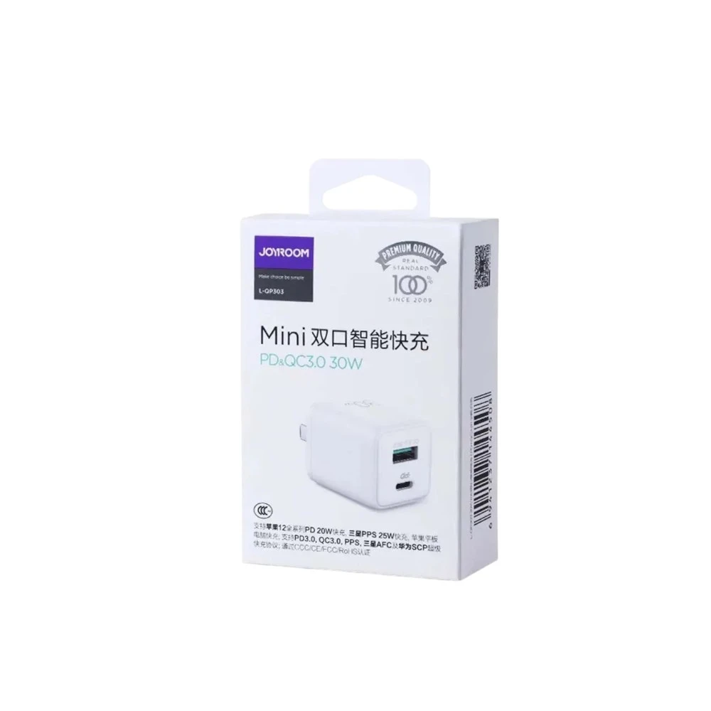 Joyroom L-QP303 Fast Charger 30W with USB-C Power Delivery