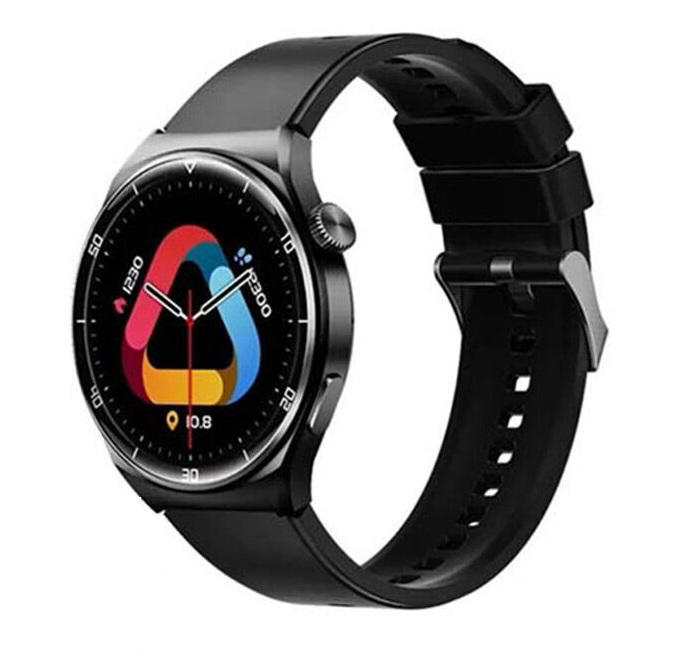 QCY GT2 AMOLED Bluetooth Calling Smart Watch - Black
