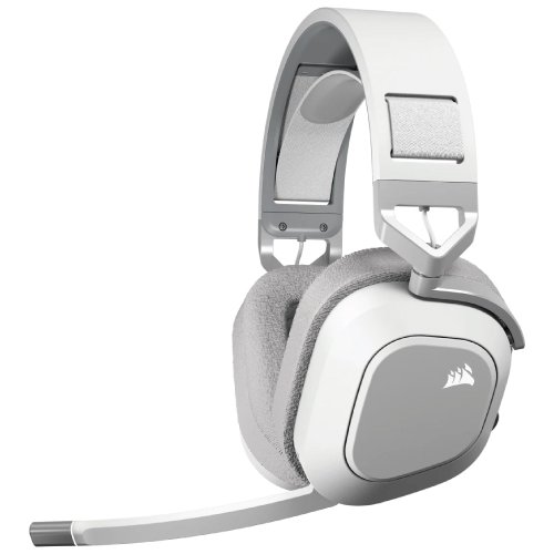 Corsair HS80 MAX WIRELESS Gaming Headset, White (CN)