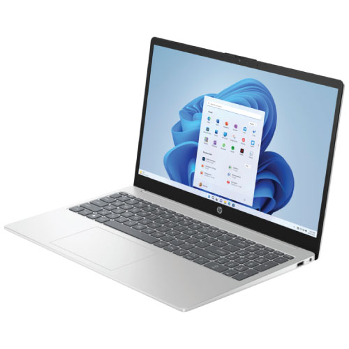 HP 15-fc0333AU AMD Ryzen 5 7520U 8GB DDR5 RAM 512GB SSD 15.6 Inch FHD Silver Laptop