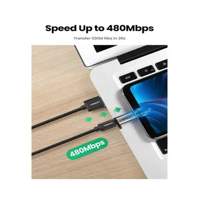 UGREEN US282 (50590) USB-C to Micro USB Adapter - Gray