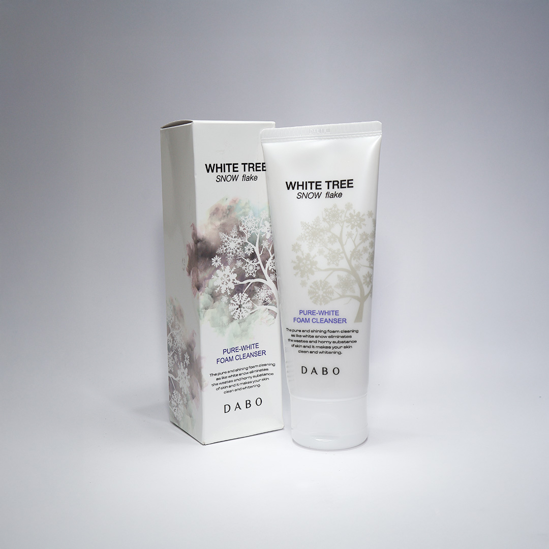 Dabo White Tree Saow Flake Pure White Foam Cleanser 150 ml
