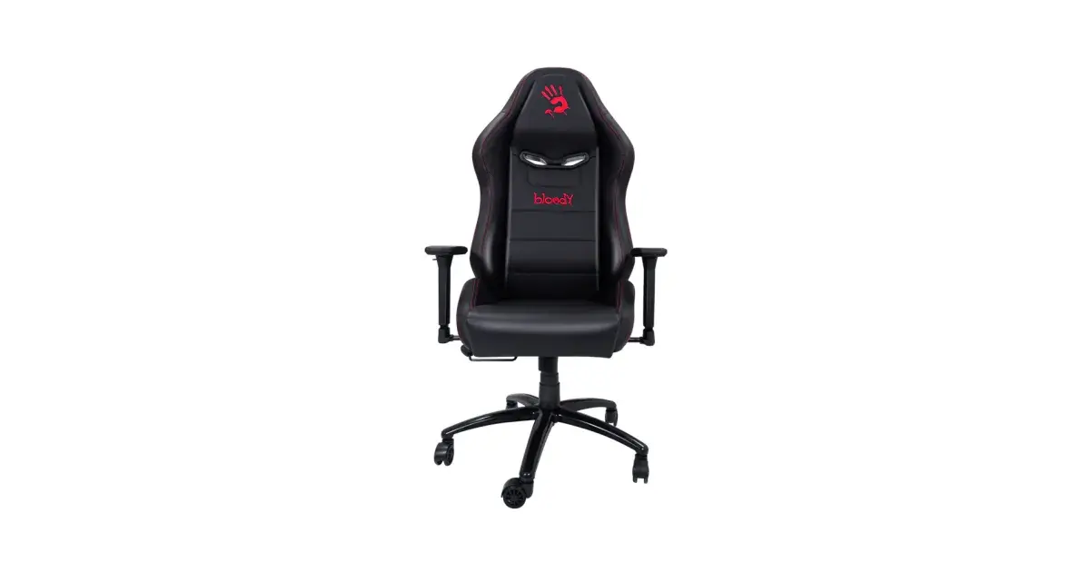 A4tech Bloody GC-350 3D Adjustable Armrest Gaming Chair - Black