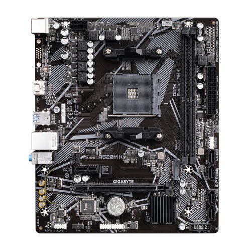 Gigabyte AMD Chipset A520M K AM4 Micro ATX Motherboard