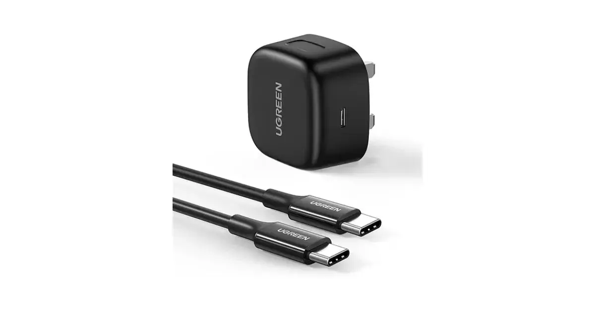 UGREEN CD250 (50577) 25W PD Fast Charger+USB Cable - UK