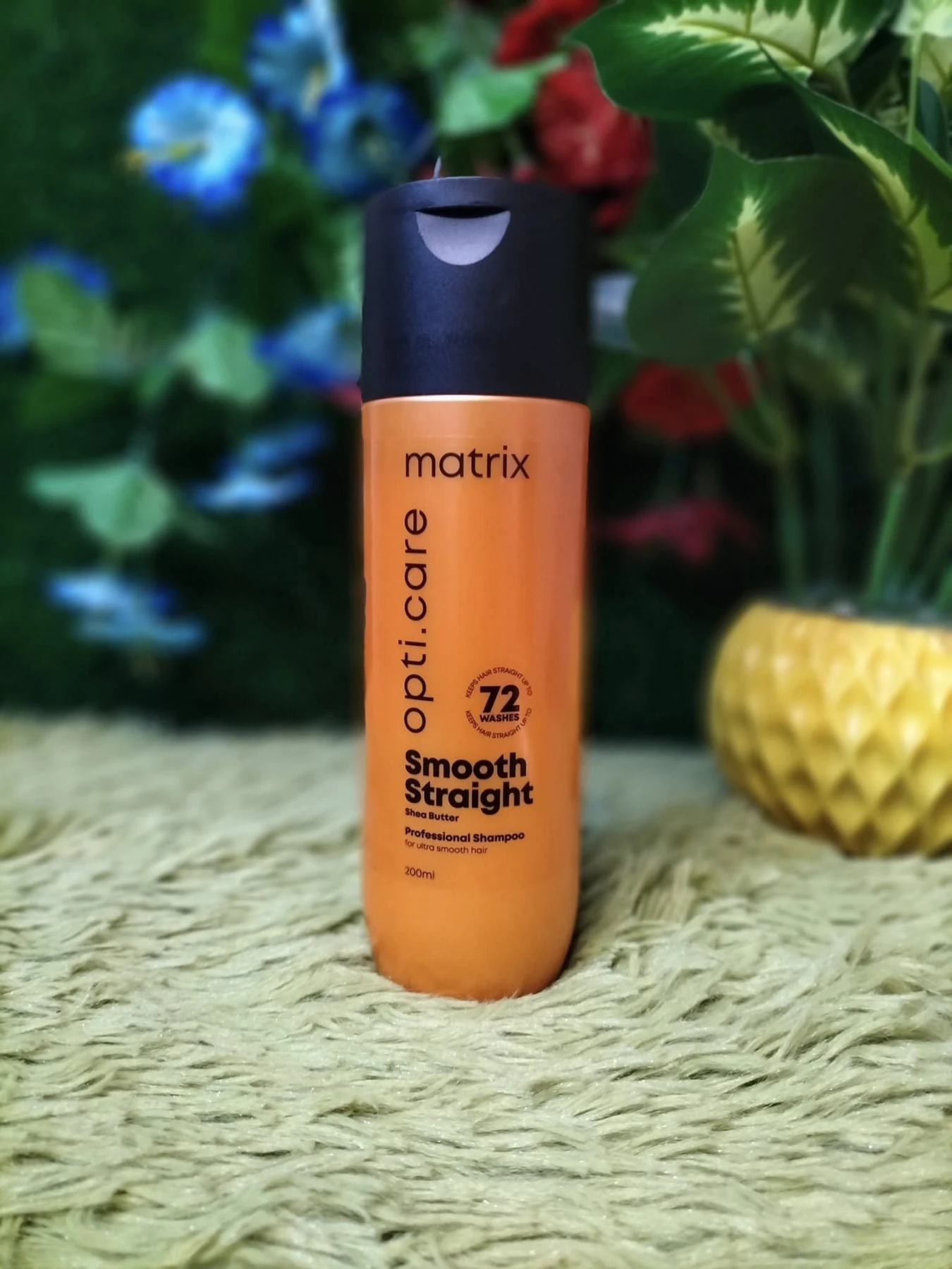 Matrix Opticare Smooth straight Shea Butter Professional Shampoo 200ml (Made in India)