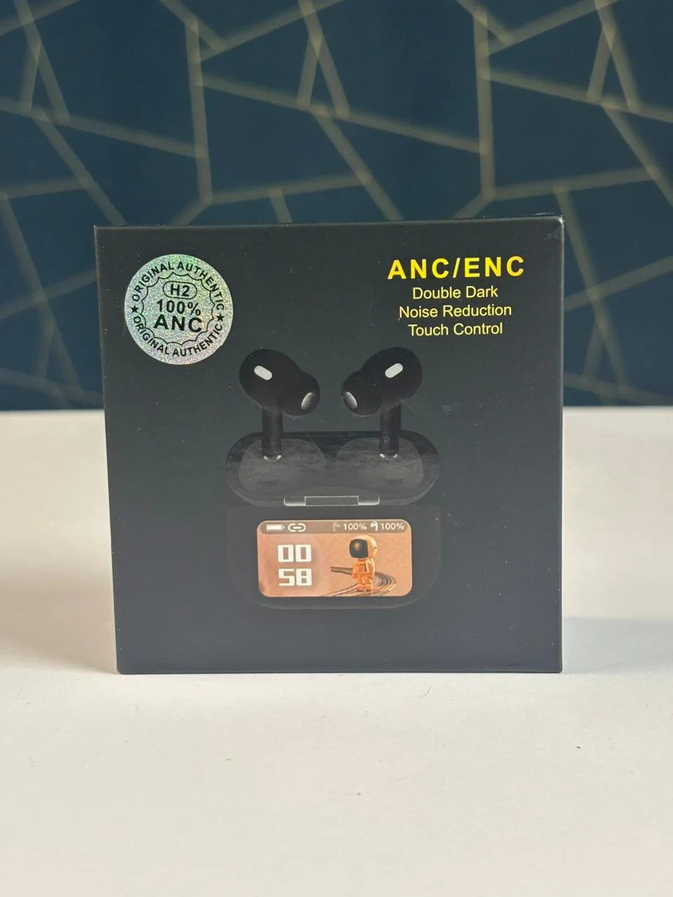 E9 Pro Touch AirPods with LED Display (ANC & ENC Supported)