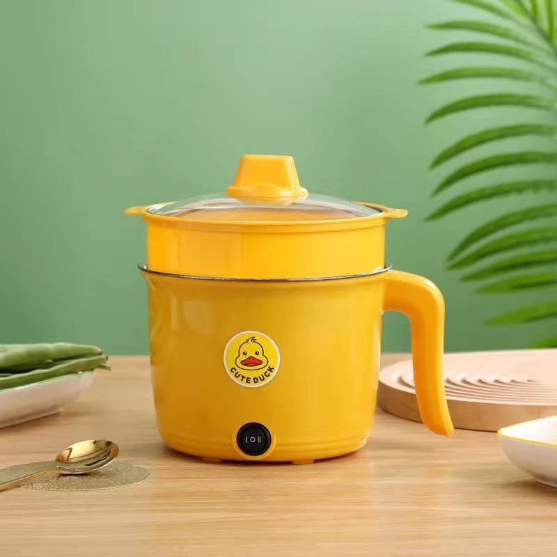 Small Yellow Duck Mini Non-Stick Electric Cooking Pot