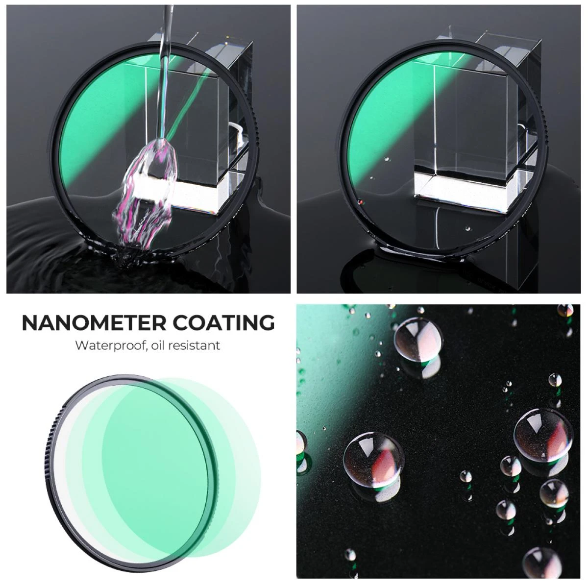 K&F 40.5mm Black Mist Diffusion Filter 1/4 Nano-X Series