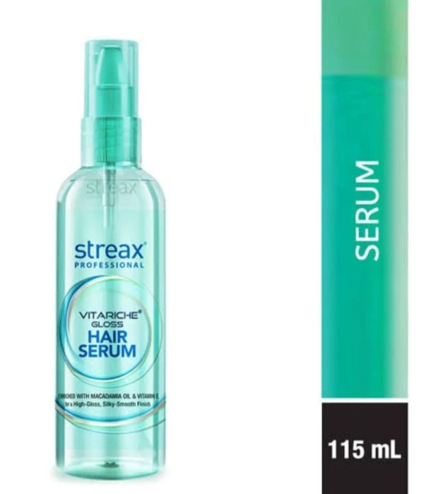 Hair Serum for Women - Streax Pro / Professional Vitariche Gloss Hair Serum - 115ml