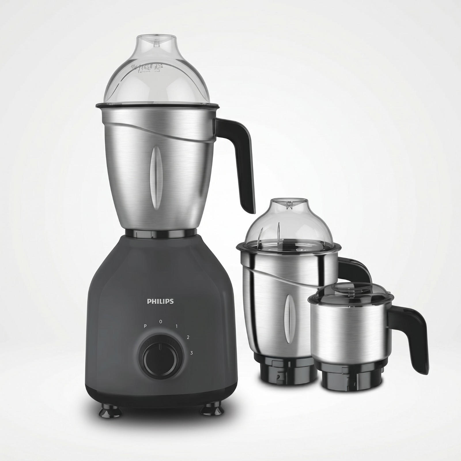 Philips HL7757 750W 3 Jar Mixer Grinder - Black